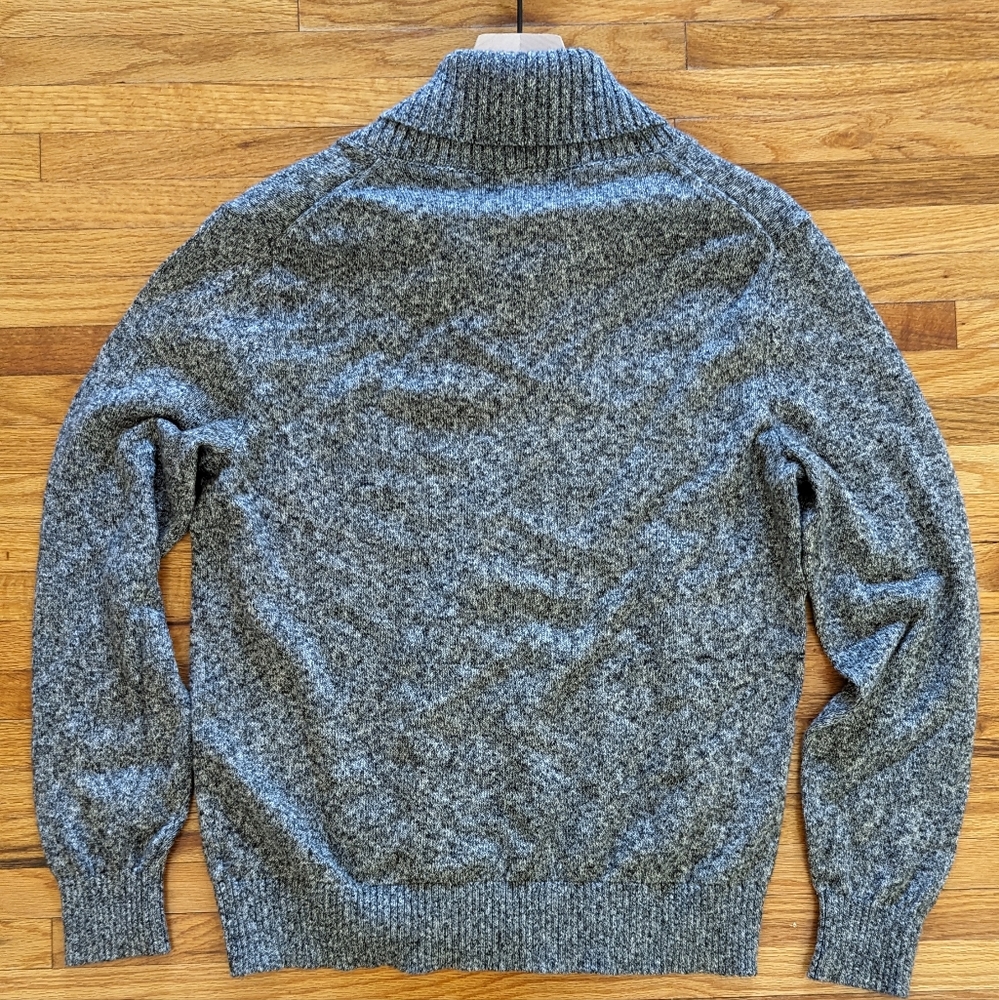 Men's Pullover Collared Sweater Gray Medium Goodf… - image 2